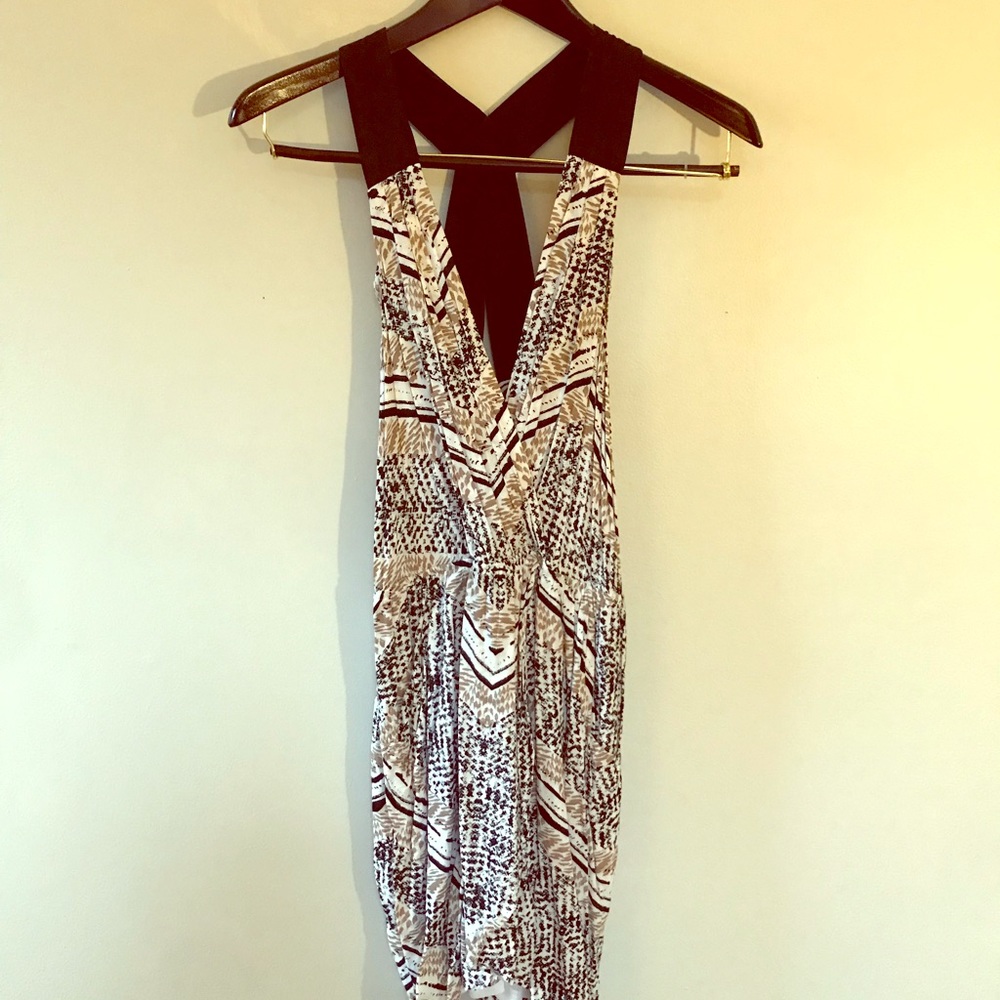 Tribal print mini dress